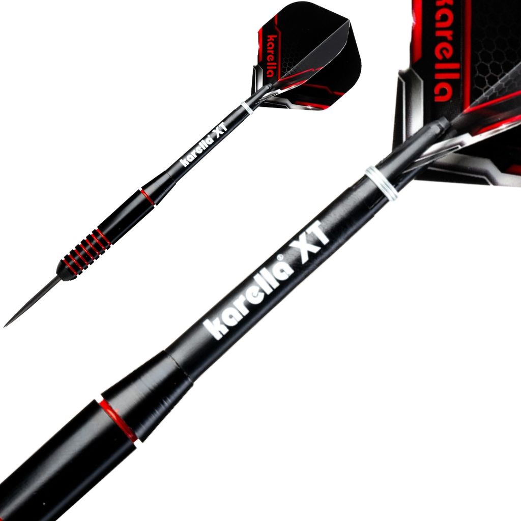 Steeldart Karella XT-Serie 22g Rot-Schwart
