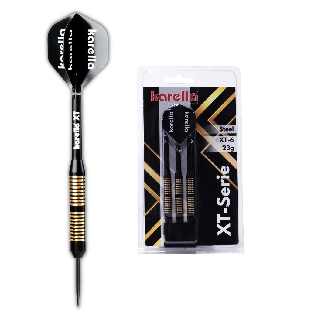Steeldart Karella XT-Serie Gold-Schwarz 22g