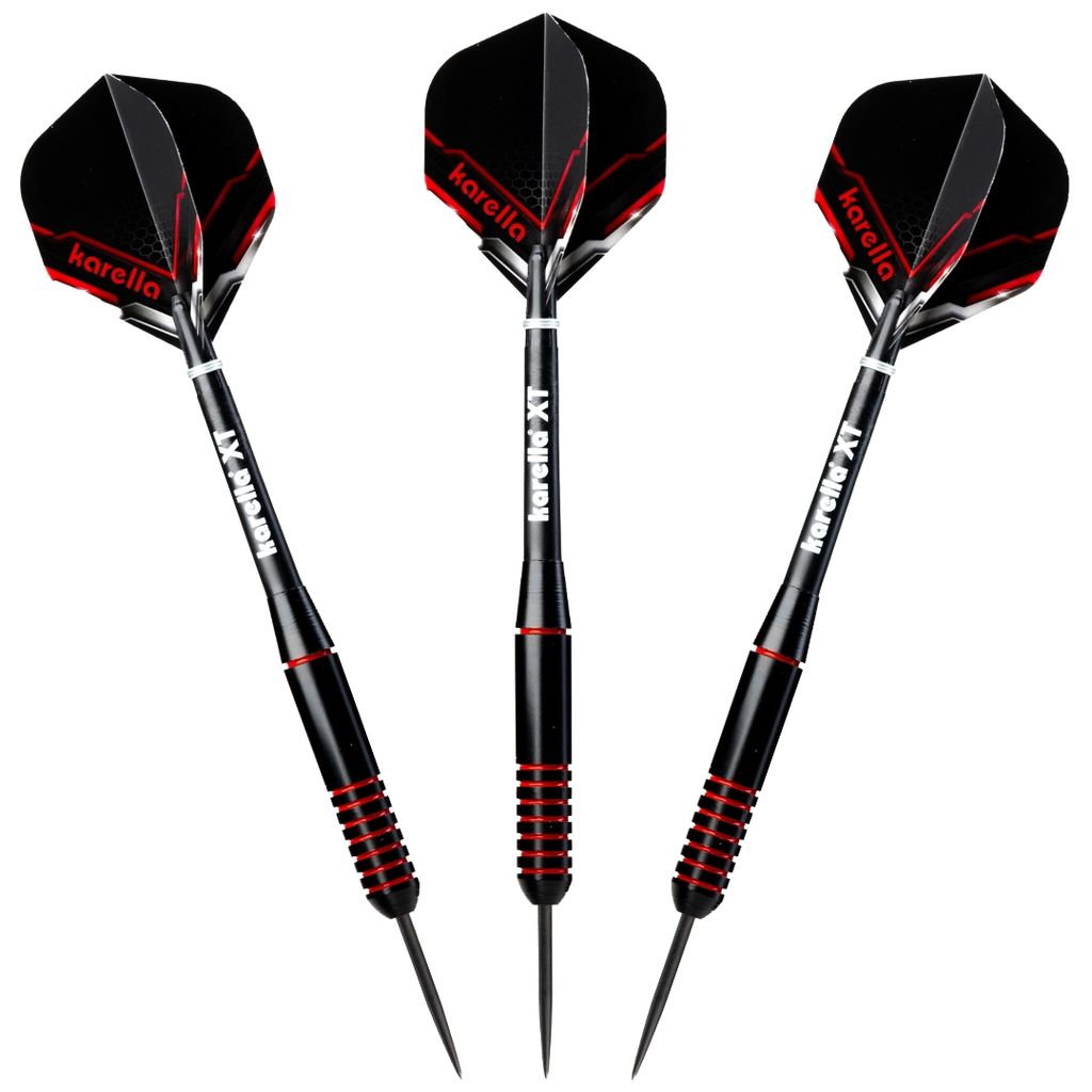Steeldart Karella XT-Serie 22g Rot-Schwart