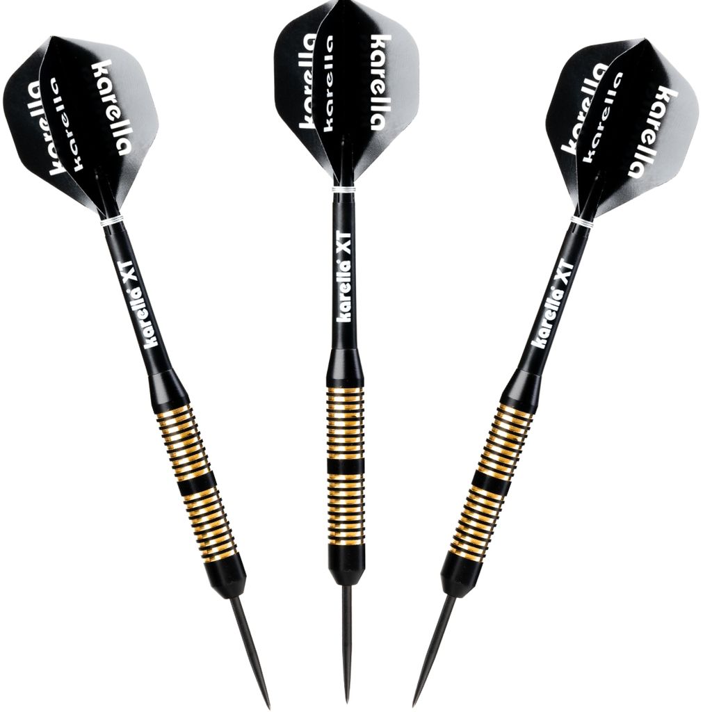 Steeldart Karella XT-Serie Gold-Schwarz 22g