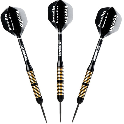 Steeldart Karella XT-Serie Gold-Schwarz 22g
